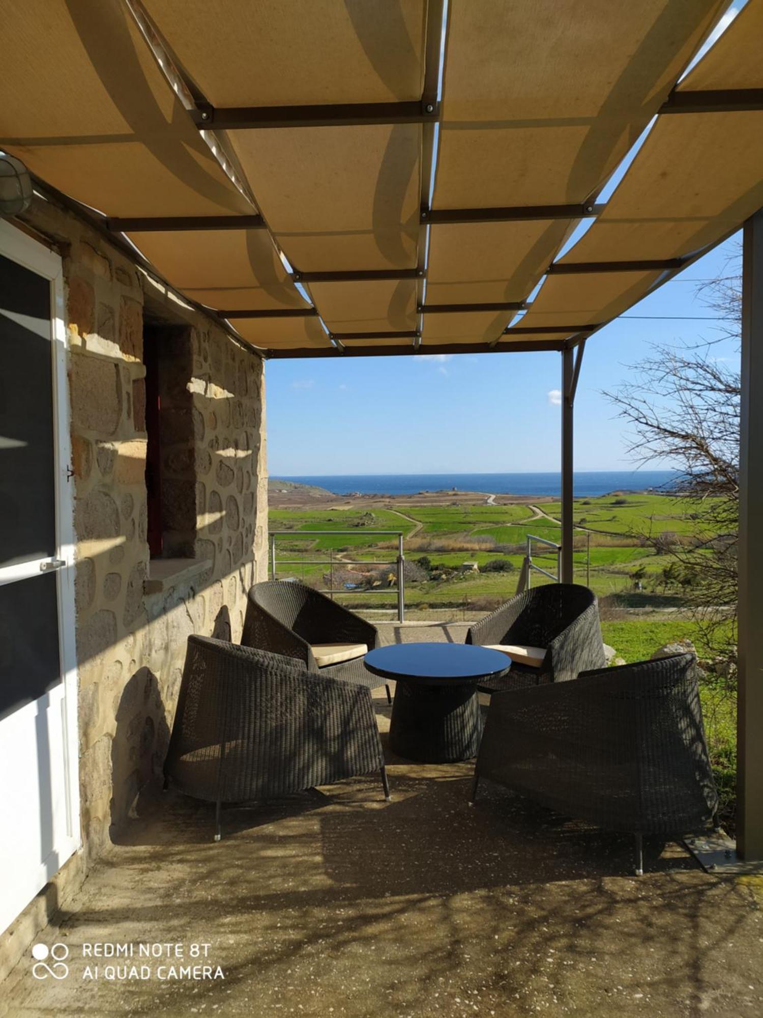 Cozy House With Amazing Sea View Leilighet Kaminia  Eksteriør bilde
