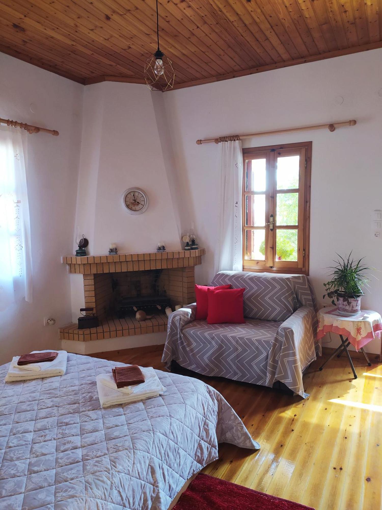 Cozy House With Amazing Sea View Leilighet Kaminia  Eksteriør bilde